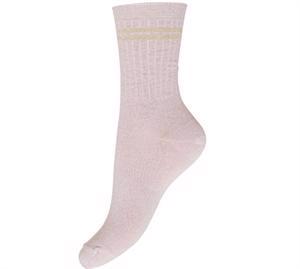 Decoy Ankle Sock Glitter Rosa