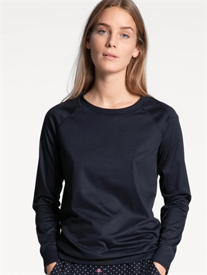 Calida Favourites Dreams T-Shirt m/ Langt Ærme Dark Lapis Blue