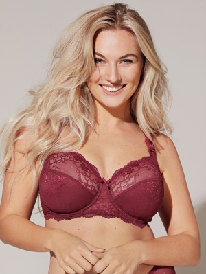 LingaDore Daily Full Cup Lace Bh Tawny Port