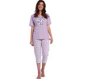 Pastunette Pyjamas m/ Capri Buks Light Purple 