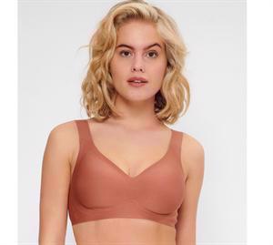 LingaDore Invisble Padded Soft Bra Leather Brown